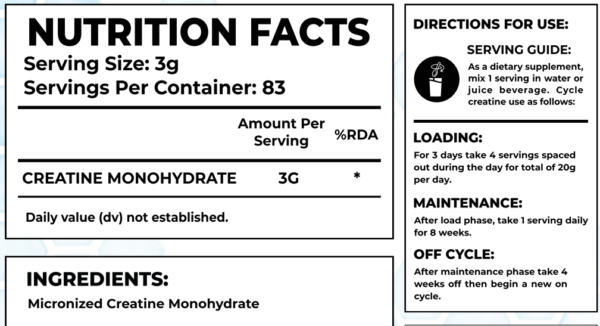 Creatine Monohydrate - Image 2